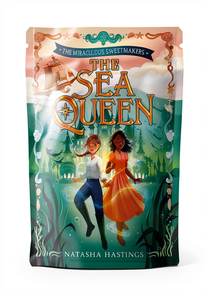 Children reading the mermaid fantasy book on a tablet