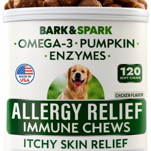 Bark&Spark Dog Allergy Chews Itch Relief Immune Support-0
