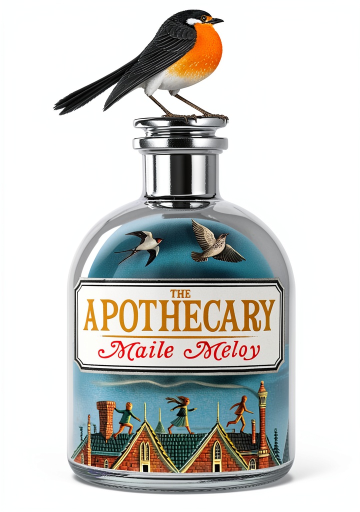 The Apothecary book cover showing historical European scenes