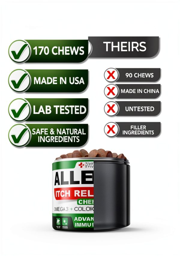 Vet Promise Dog Itch Relief Chews Natural Allergy Support-4