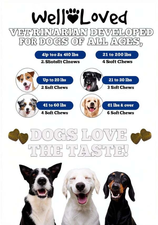 Well Loved Dog Allergy Chews Itch Relief Skin Treatment-8