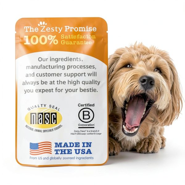 Zesty Paws Dog Anti Itch Chews Chicken Flavor Vitamins-4