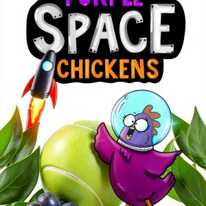 Purple Space Chickens Dyslexia Friendly Chapter Book Kids-0