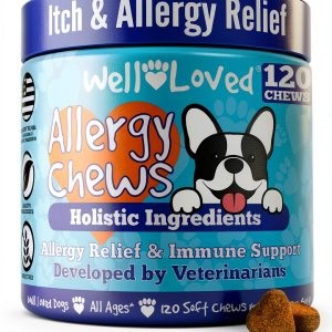 Well Loved Dog Allergy Chews Itch Relief Skin Treatment-0