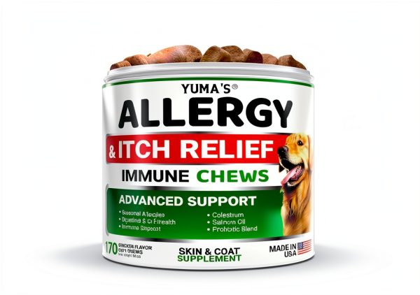YUMA Dog Allergy Chews Itch Relief Immune Support Treats-3