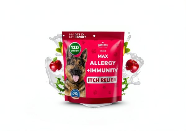 Mighty Petz Dog Allergy Chews Itch Relief Skin Support-1