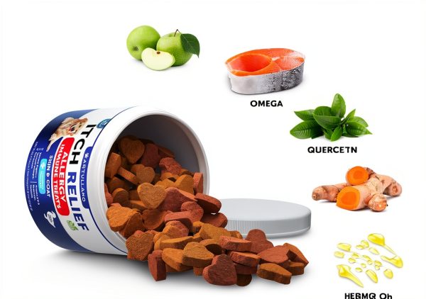 Artullano Dog Allergy Chews Itchy Skin Relief Treats-4