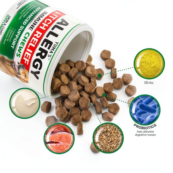 YUMA Dog Allergy Chews Itch Relief Immune Support Treats-2