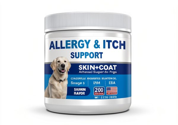 Dog Allergy Itch Chews ColEaze Salmon Flavor 200ct-4