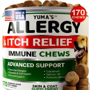 YUMA Dog Allergy Chews Itch Relief Immune Support Treats-0