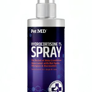 Pet MD Hydrocortisone Spray Itch Relief for Dogs Cats-0