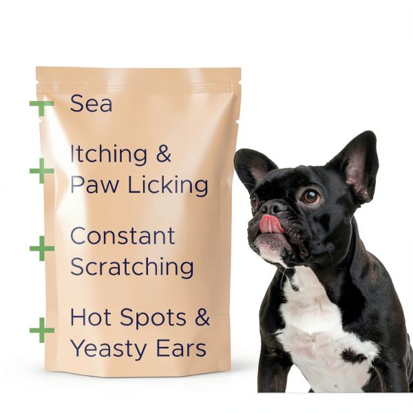 GoodGrowlies Dog Allergy Chews Itch Relief Omega Fish Oil-1