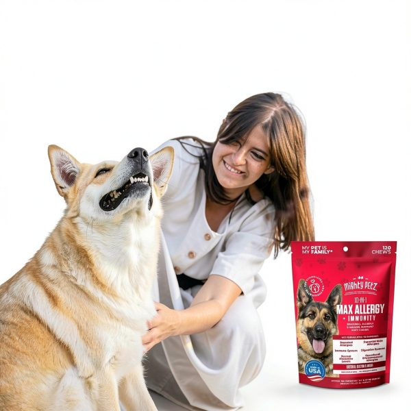 Mighty Petz Dog Allergy Chews Itch Relief Skin Support-7