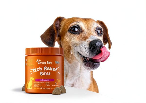 Zesty Paws Dog Anti Itch Chews Chicken Flavor Vitamins-6