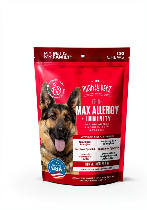 Mighty Petz Dog Allergy Chews Itch Relief Skin Support-8