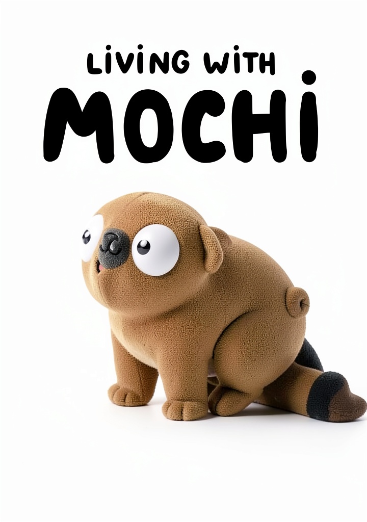 Living with Mochi Kindle Comic Strip Book cover
