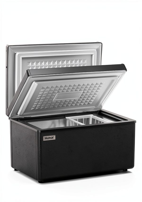 Chest Freezer WANAI 5.0 Cu.Ft Black Compact Manual Defrost-6