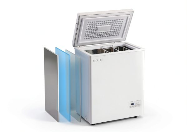 Chest Freezer DEMULLER 4.0 Cu.Ft White Top-Open Control Compact-4