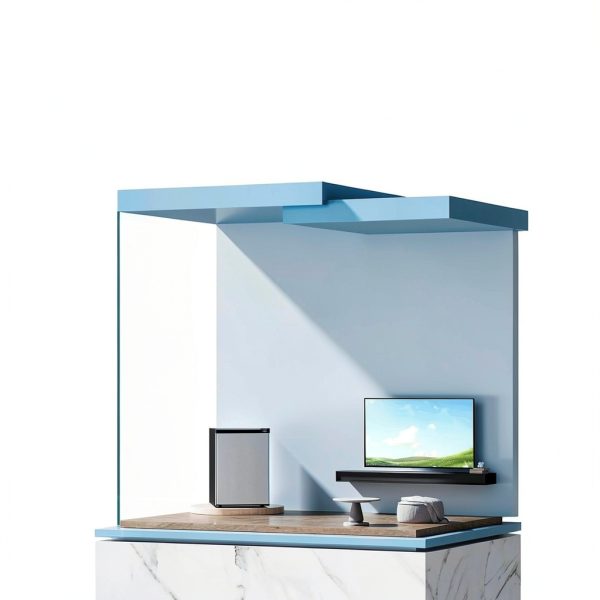 3.2 Cu.ft Small Freezer Electactic Upright with Reversible Door Silver-3