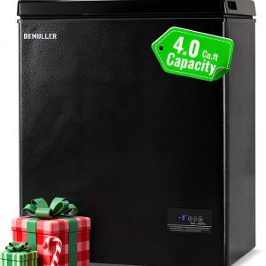 Chest Freezer DEMULLER D-CF79 4.0 Cu.ft Black with Electronic Panel-0
