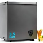 Chest Freezer LifePlus 3.5 Cuft Dark Pure 74D Adjustable Thermostat-0