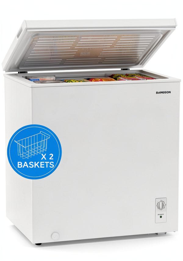 Chest Freezer BANGSON 7.1 Cu.Ft Top Open Adjustable Thermostat-0