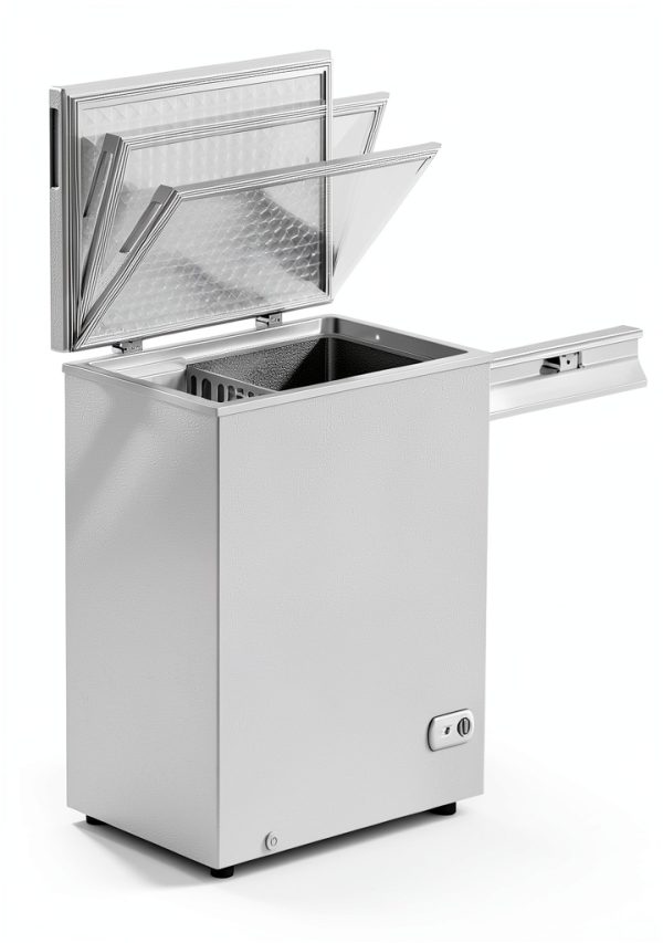 Muhub 10.0 Cu.Ft Chest Freezer with Removable Basket White-3