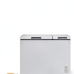 Chest Freezer 7.7 cu ft Double Door Baskets Generic White-0