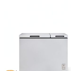 Chest Freezer 7.7 cu ft Double Door Baskets Generic White-0