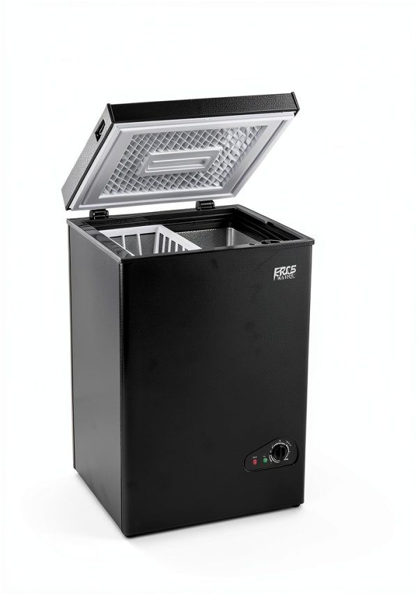 Mini Chest Freezer KRIB BLING 3.5 Cu Ft Black with 7‑Gear Control-2