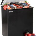 Chest Freezer WANAI 5.0 Cu.Ft Black Compact Manual Defrost-0