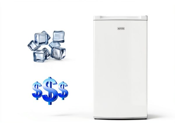 Commercial Cool Upright Freezer 5 Cu Ft with Reversible Door White-6
