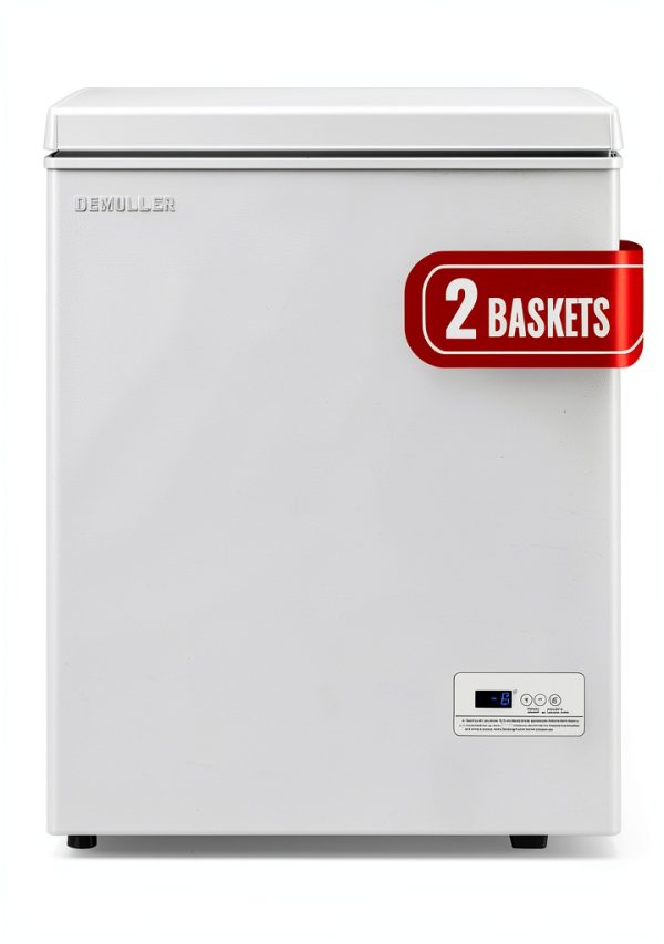 Chest Freezer DEMULLER 4.0 Cu.Ft White Top-Open Control Compact-0