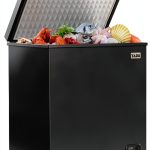 TABU 7.0 Cubic Feet Chest Freezer Black Energy Saving Top‑Open Compact-0