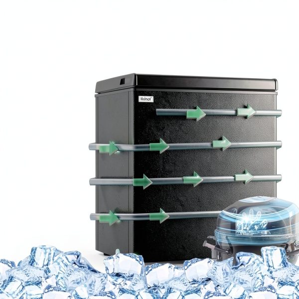 Chest Freezer WANAI 5 Cu Ft Deep Top Open with Removable Basket-3